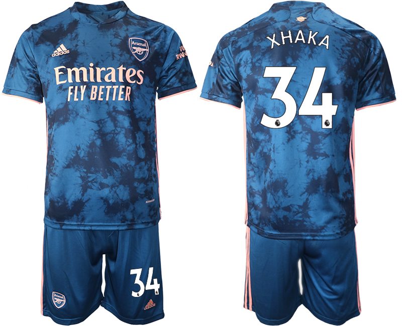 Men 2021 Arsenal away #34 soccer jerseys